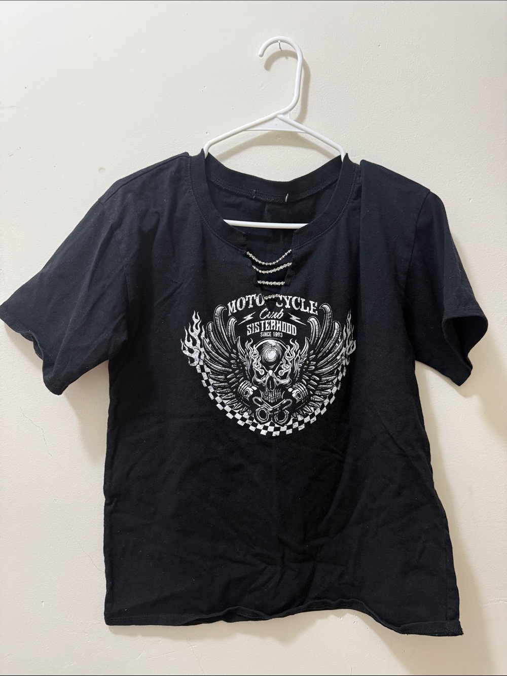 Black Motorcycle Graphic Tee